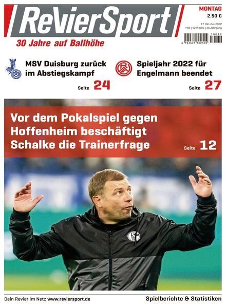 RevierSport – 17 Oktober 2022 Cover