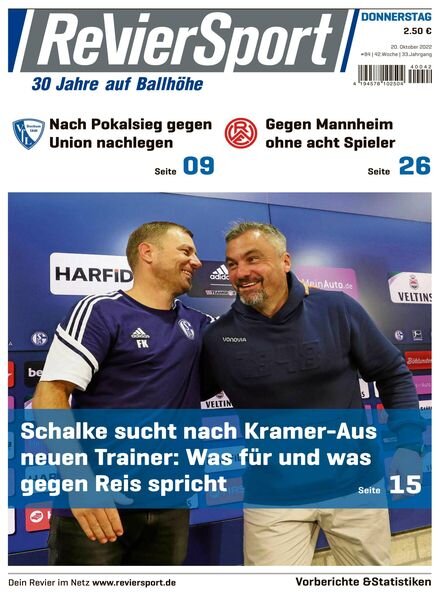 RevierSport – 20 Oktober 2022 Cover