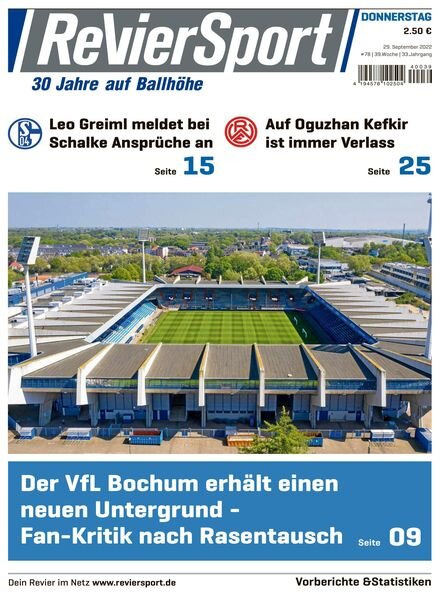 RevierSport – 29 September 2022 Cover