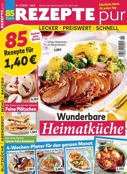 REZEPTE pur – Oktober 2022 Cover