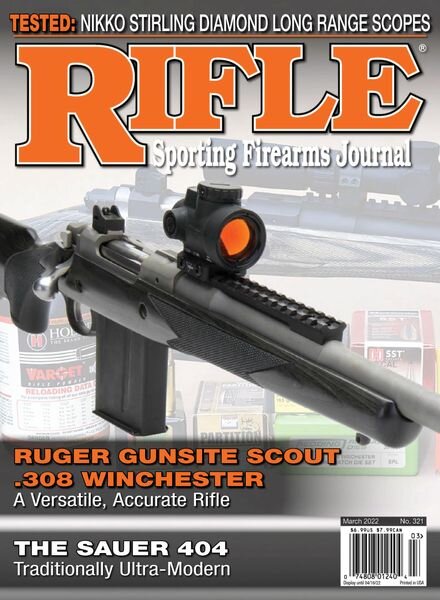 Rifle Magazine – Issue 321 – March-April 2022 Cover