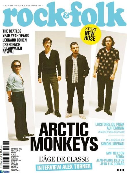 Rock & Folk – Novembre 2022 Cover
