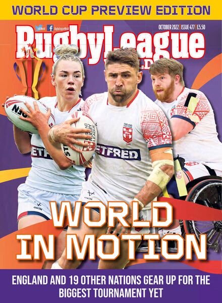 Rugby League World – Issue 477 – October 2022 Cover