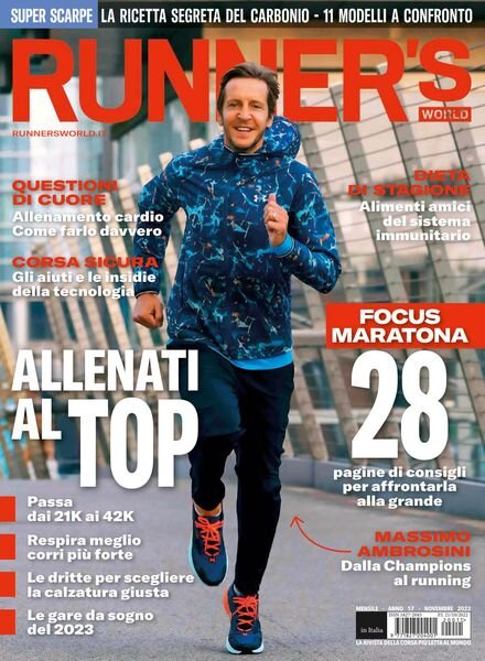 Runner’s World Italia – Novembre 2022 Cover