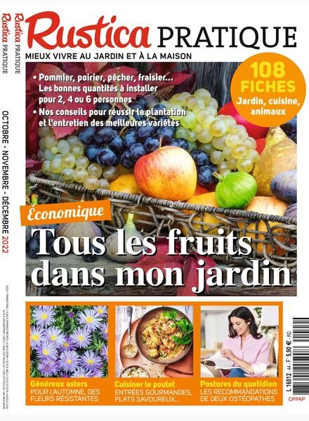 Rustica Pratique – Octobre-Decembre 2022 Cover