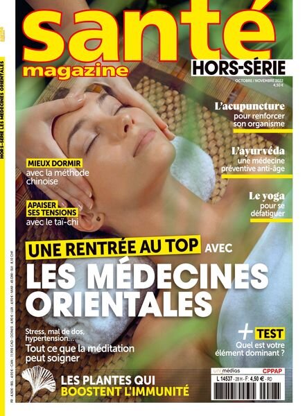 Sante Magazine – Hors-Serie – Octobre-Novembre 2022 Cover