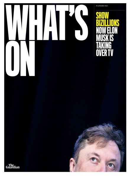 Saturday Guardian – What’s On – 08 October 2022 Cover