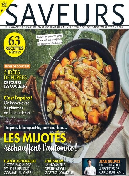 Saveurs France – Octobre-Novembre 2022 Cover