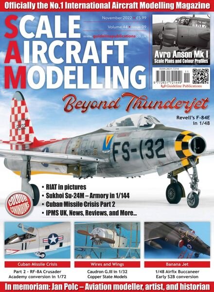 Scale Aircraft Modelling – November 2022 Cover