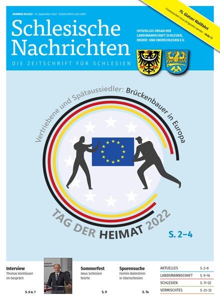 Schlesische Nachrichten – Nr 9 2022 Cover