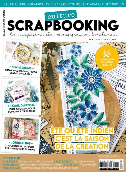 Scrapbooking – septembre 2021 Cover