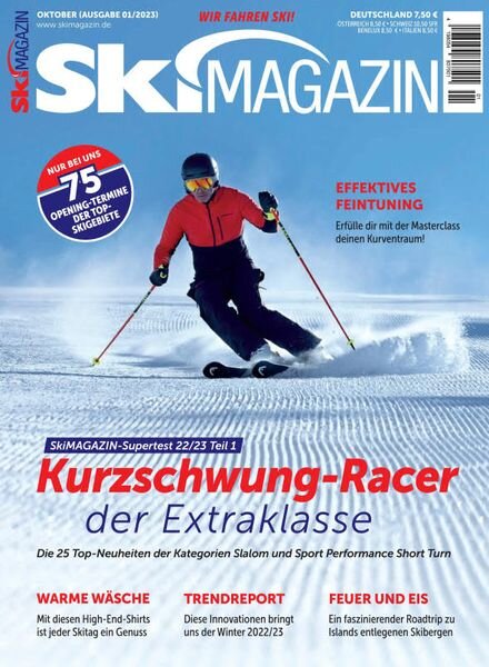 SkiMAGAZIN – Oktober 2022 Cover