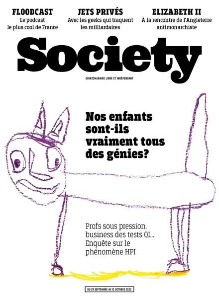 Society – 29 septembre 2022 Cover