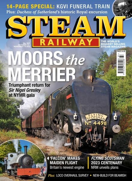 Steam Railway – October 2022 Cover