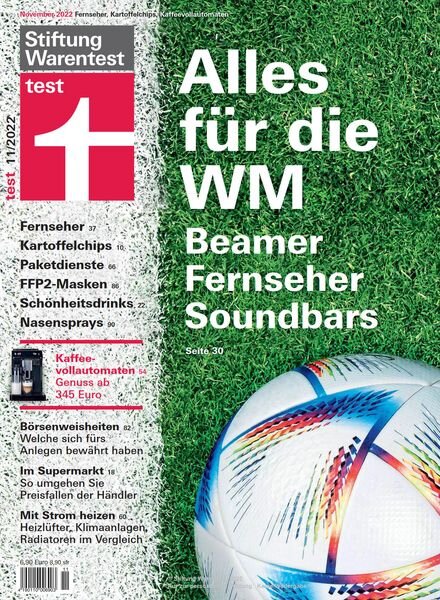Stiftung Warentest Test – November 2022 Cover