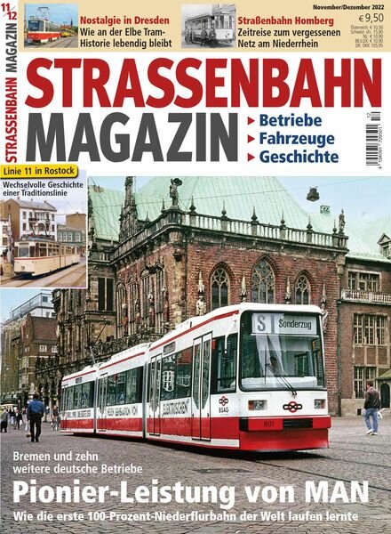 Strassenbahn Magazin – November-Dezember 2022 Cover