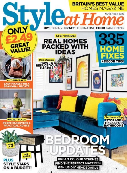 Style at Home UK – November 2022 Cover