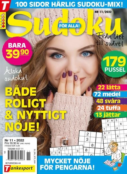 Sudoku for alla – 06 oktober 2022 Cover