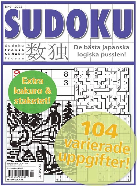Sudoku Frossa – 20 oktober 2022 Cover