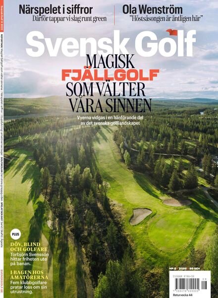 Svensk Golf – september 2022 Cover