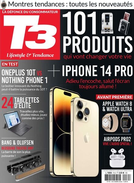 T3 France – octobre 2022 Cover