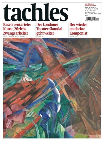 tachles – 21 Oktober 2022 Cover