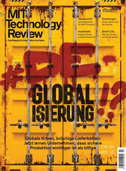 Technology Review – September 2022 Cover