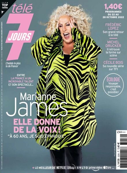 Tele 7 Jours – 22 octobre 2022 Cover
