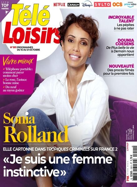 Tele Loisirs – 10 Octobre 2022 Cover