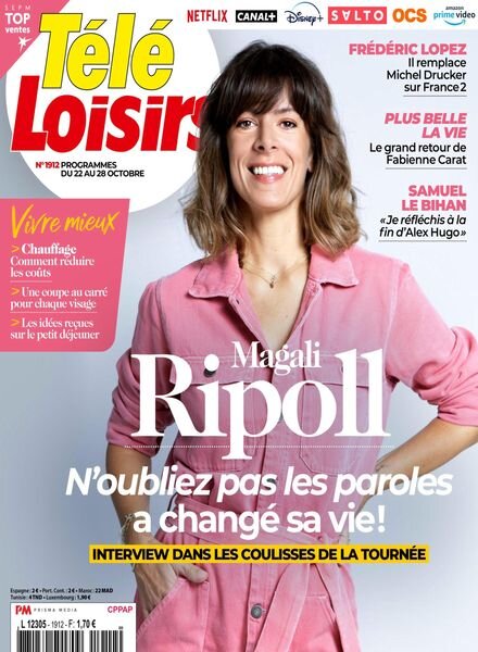 Tele Loisirs – 17 Octobre 2022 Cover