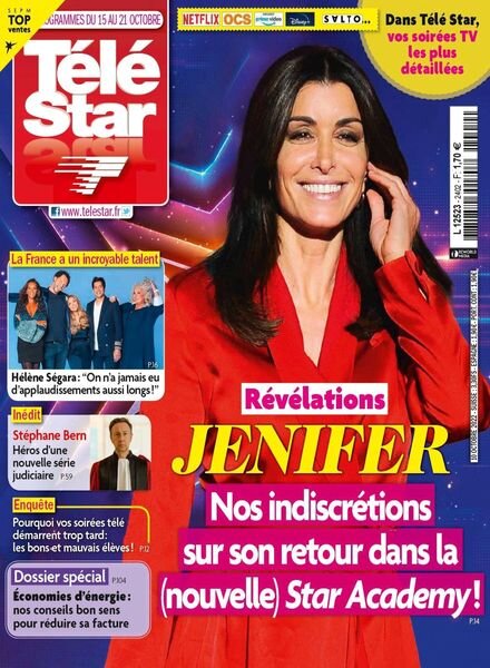 Tele Star – 10 octobre 2022 Cover