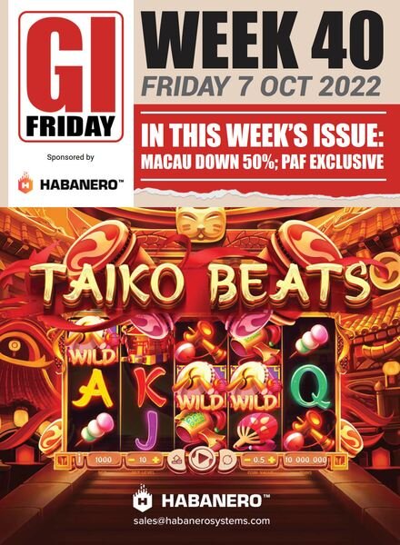 The Gambling Insider Friday – 7 October 2022 Cover