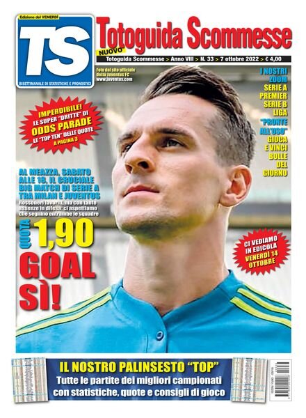 Totoguida Scommesse – 7 Ottobre 2022 Cover
