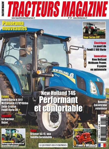 Tracteurs magazine – septembre 2022 Cover