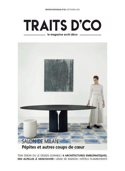Traits D’co Magazine – septembre 2022 Cover