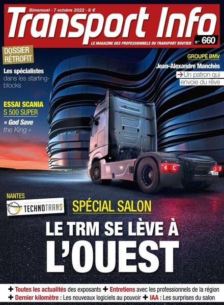 Transport Info – Octobre 2022 Cover