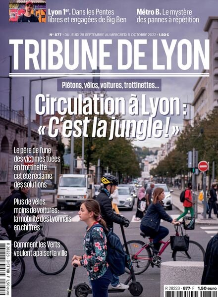Tribune de Lyon – 29 Septembre 2022 Cover
