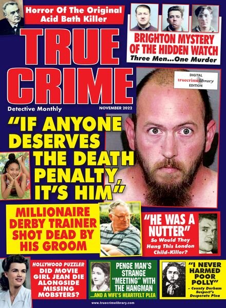True Crime – November 2022 Cover