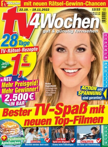 TV 4 Wochen – Nr 12 2022 Cover