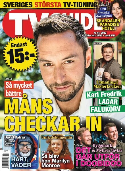 TV-Guiden – 25 oktober 2022 Cover