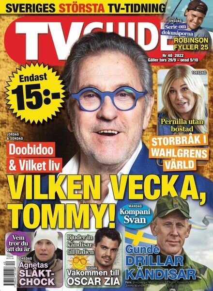 TV-Guiden – 27 september 2022 Cover