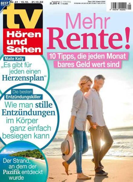 TV Horen und Sehen – 07 Oktober 2022 Cover
