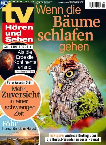 TV Horen und Sehen – 30 September 2022 Cover