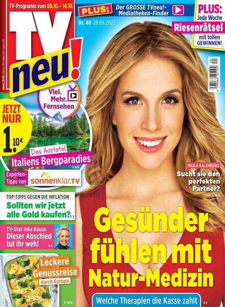 TV neu – Nr 40 2022 Cover