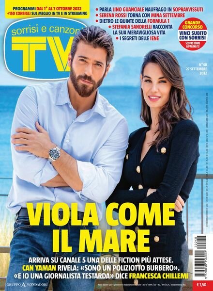 TV Sorrisi e Canzoni – 27 settembre 2022 Cover