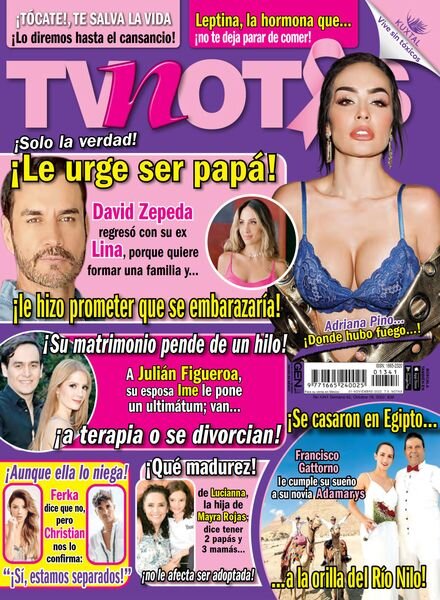 TvNotas – octubre 18 2022 Cover