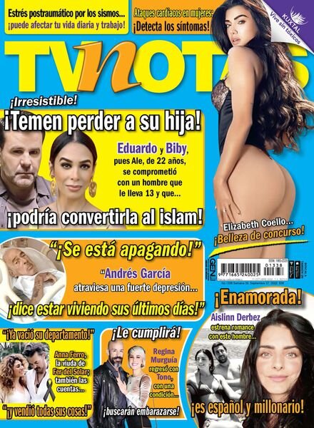TvNotas – septiembre 27 2022 Cover