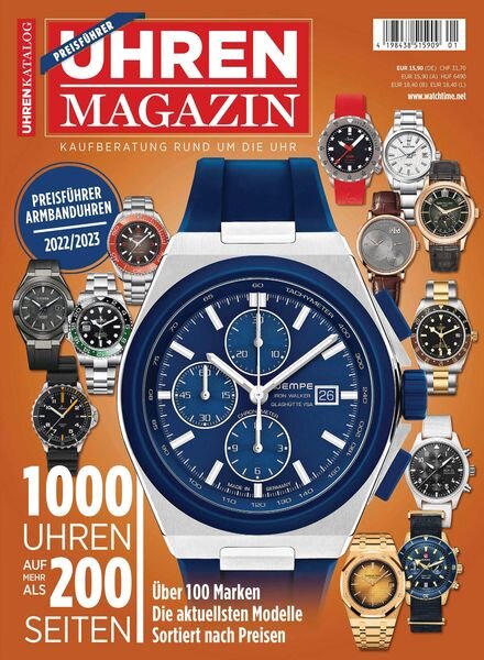 Uhren Magazin – September 2022 Cover