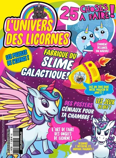 Univers Des Licornes – juillet 2021 Cover