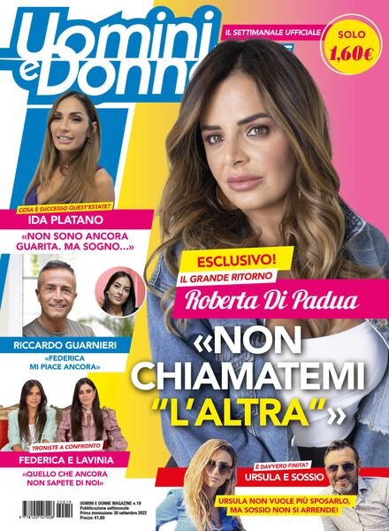 Uomini e Donne Magazine – 30 settembre 2022 Cover